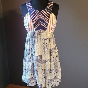 NWT Flying Tomato Embroidered mini dress - L